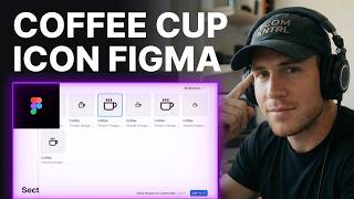 How to Create a Coffee Cup Icon in Figma (2026) | Step-by-Step screenshot 5