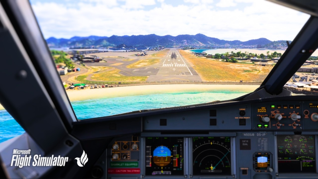 INSANE REALISM! | JetBlue A321 Low Pass at St Maarten Beach! | MSFS 2024 MAX Graphics | RTX 5070Ti
