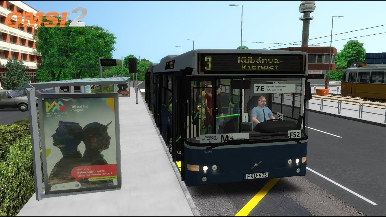 Omsi 2 | Délpest 5.2 | M3 | Kőbánya Kispest M - Határ út M | Volvo 7700A | BKK Futár |