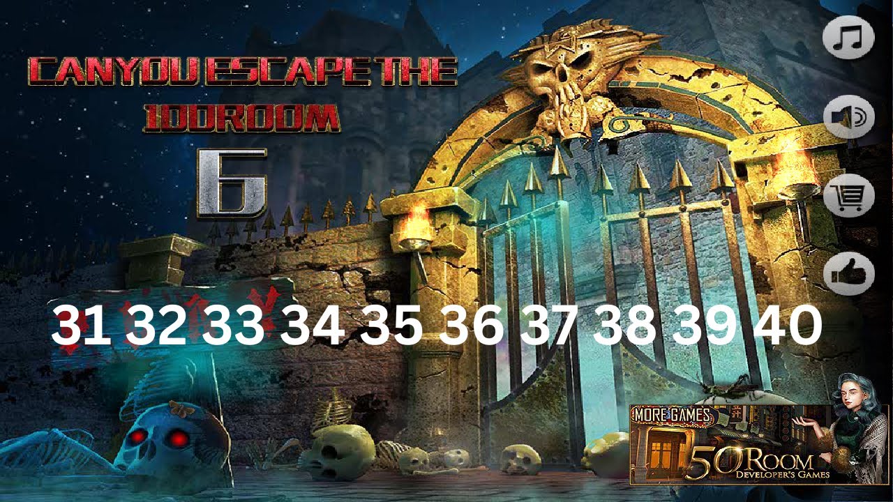 Escape Room VI - Level 31 32 33 34 35 36 37 38 39 40 Walkthrough
