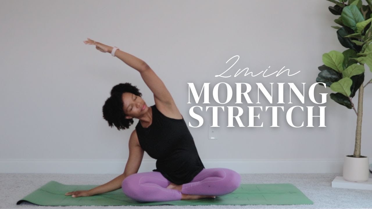 2 minute Morning Yoga Stretch - YouTube