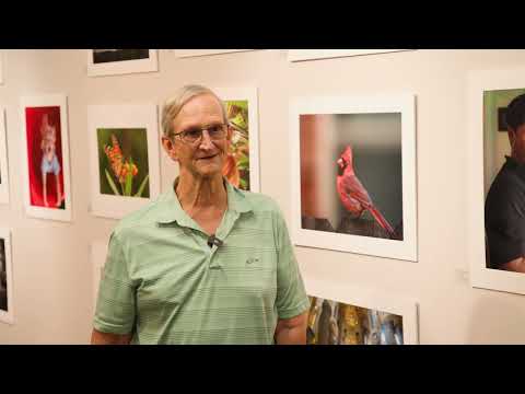 Cardinal with Glenn Gibbons - 2026 Community Art Show