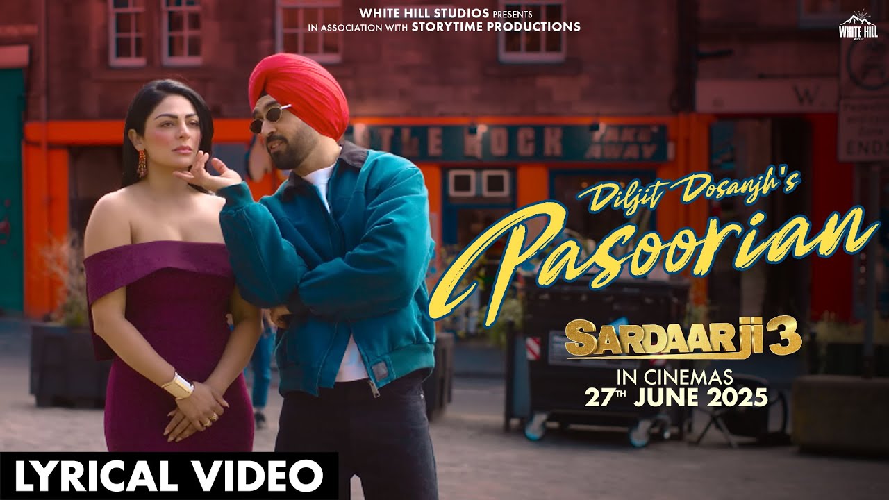 DILJIT DOSANJH : PASOORIAN (Lyrical Video)| MixSingh | Happy Raikoti | 27th June In Cinemas