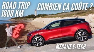 Ça coûte combien 1600km en Mégane E-tech⚡️ ? (Road trip partie 2)