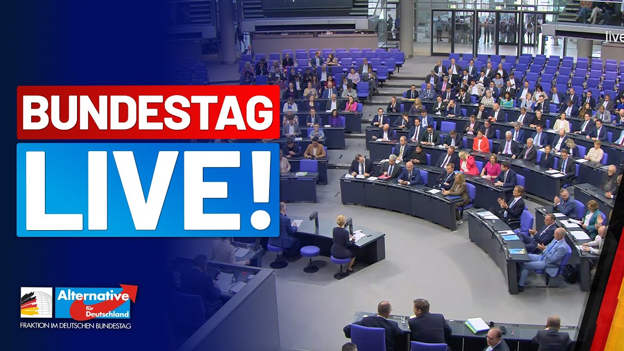 BUNDESTAG LIVE - 63. Sitzung - AfD-Fraktion im Bundestag