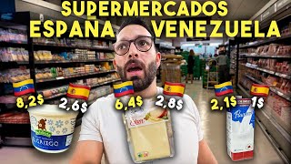 SUPERMARKET PRICES in Venezuela VS Spain. UNBELIEVABLE BUT TRUE