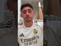 Fede Valverde: “Hay que disfrutar de estos momentos porque no todos los días pasan.” 🥹🤍