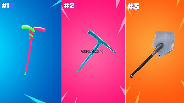 Top 10 BEST Pickaxes Fortnite To Use In Game  + (In CHAPTER 3) 2023
