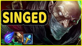 Singed assist vs Darius