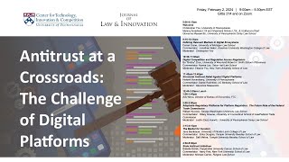 Antitrust at a Crossroads: The Challenge of Digital Platforms by University of Pennsylvania Carey Law School 108 views 1 month ago 5 hours, 21 minutes