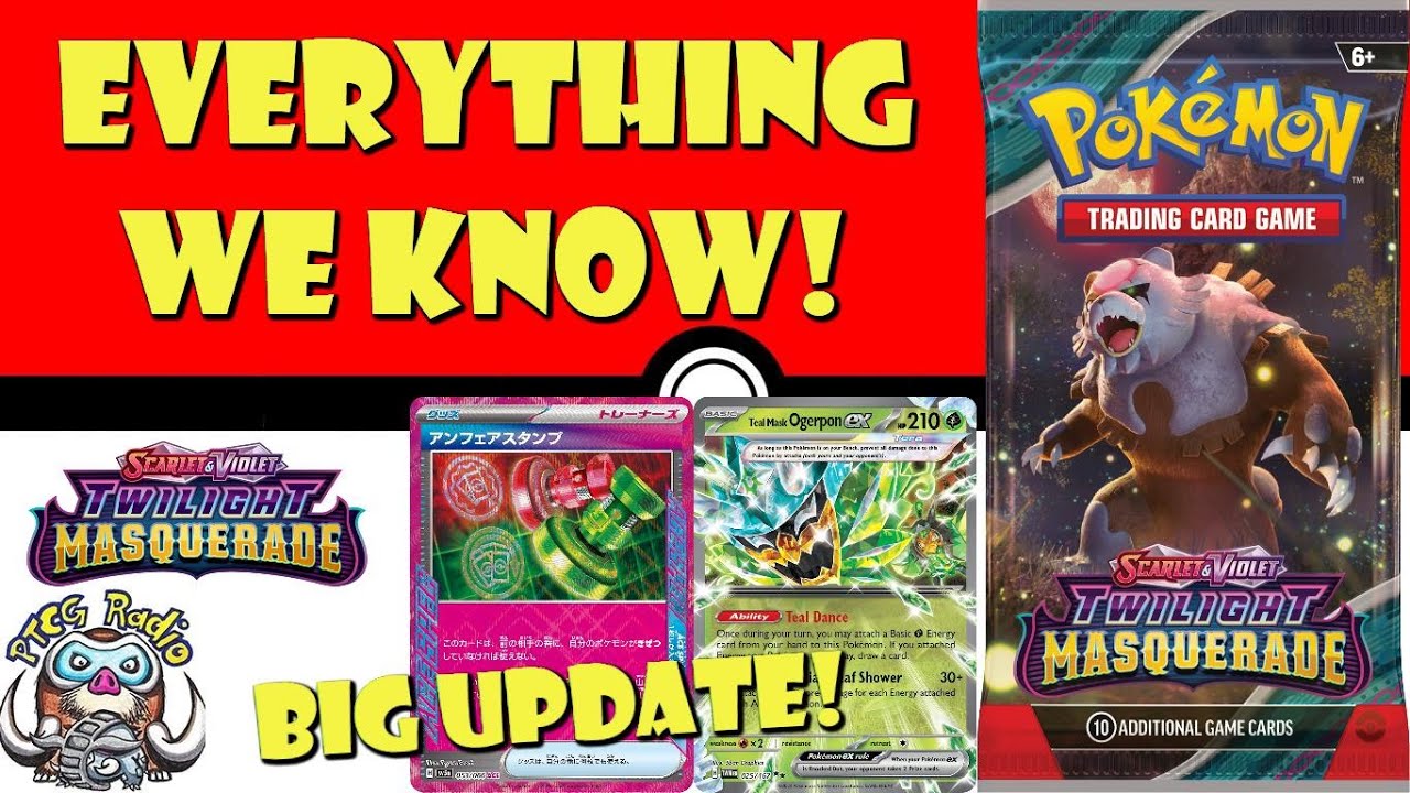 Everything We Know About Twilight Masquerade! Big Update! BIG New Pokmon  TCG Set!(Pokmon TCG News)