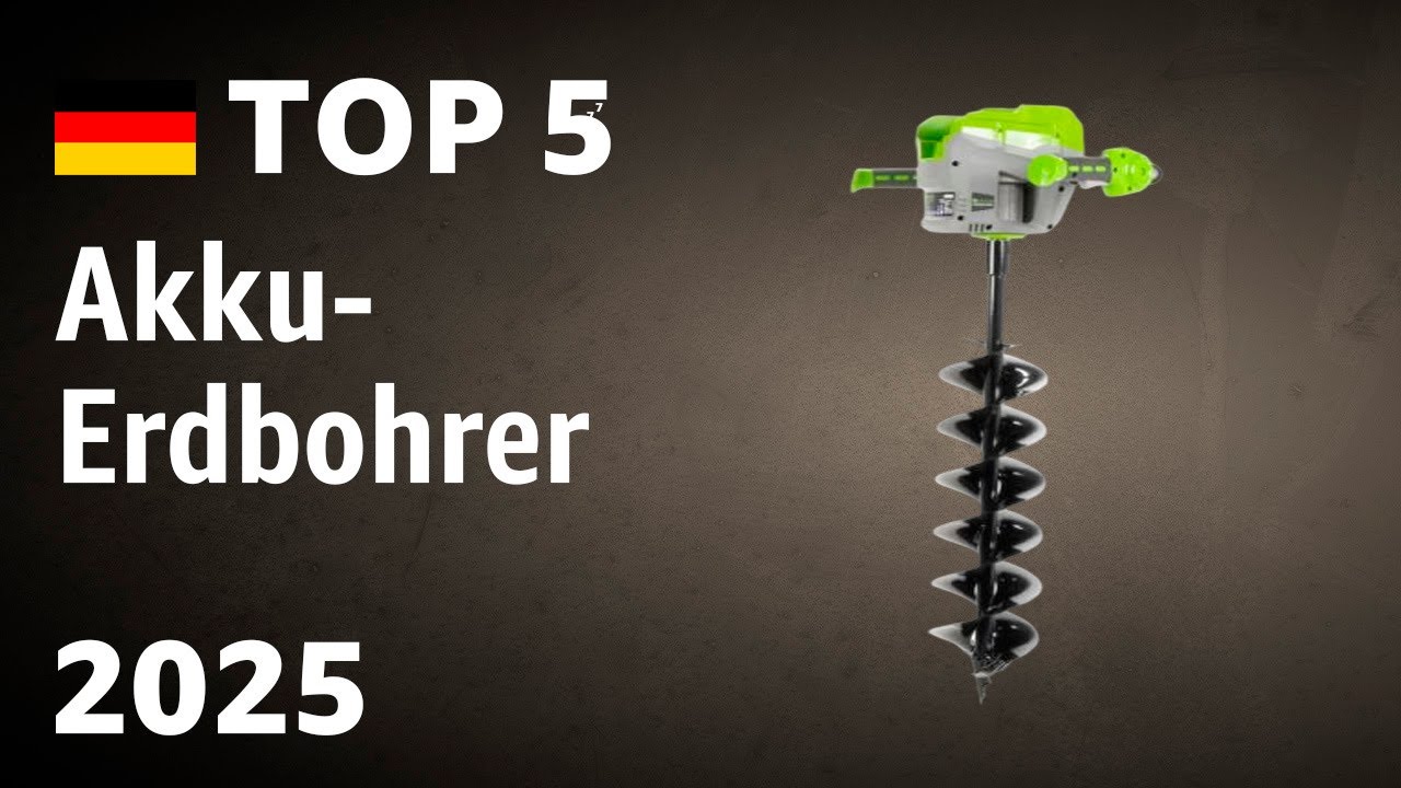 TOP—5. Beste Akku-Erdbohrer. Test & Vergleich 2025