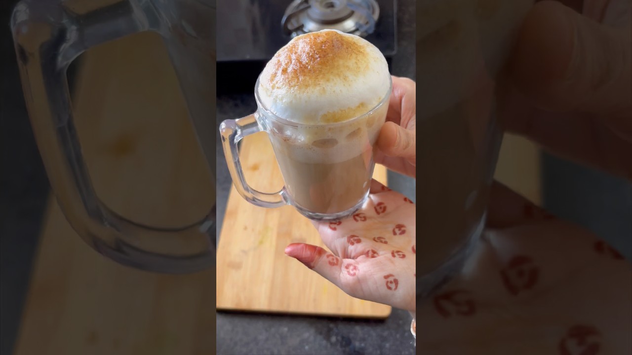 Cafe style cappuccino #shortsfeed #shorts #viral #ytshorts #coffee #coffeelover #cappuccino