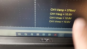 Hantek 6074BC is measuring a voltage DC with a difference to a smaller