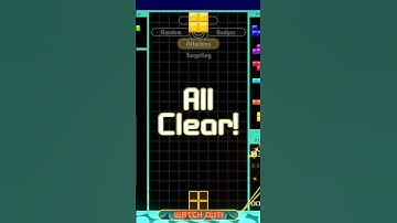 Three All Clears in 29 seconds #tetris #tetris99 #nintendoswitch #nintendo #gaming