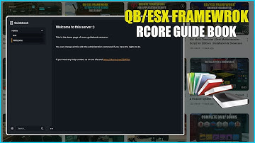 [QB/ESX] Guidebook Script | In game guide system | Installation & Showcase