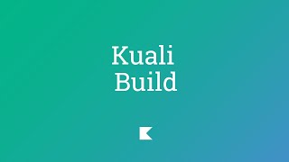 Kuali Build