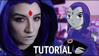 RAVEN MAKEUP TUTORIAL (Teen Titans)