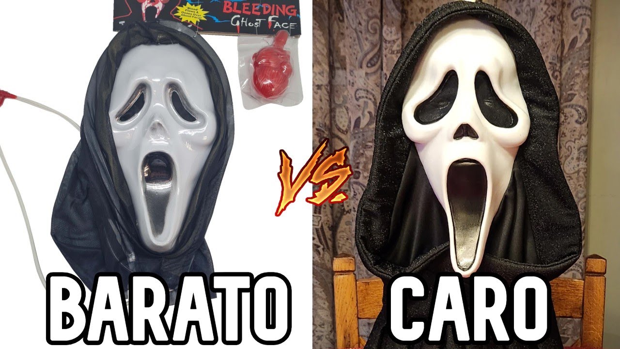 MÁSCARAS CARAS vs BARATAS de GHOSTFACE (SCREAM)