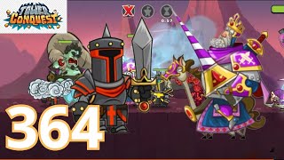 Tower Conquest:BLACK KNIGHT VS KING"Gameplay walkthrough Best team part 364 (ios, android&PC) 