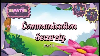 Communication Securely Part II | Shift Cipher | Substitution Cipher - Majel Monteloyola