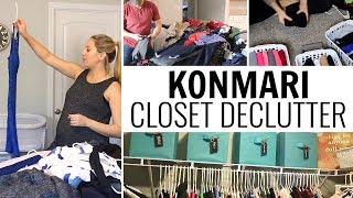 KONMARI METHOD CLOSET DECLUTTER // EXTREME DECLUTTER & ORGANIZATION // 2019