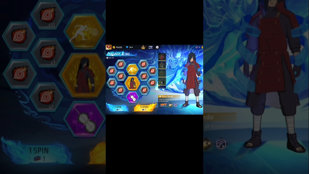 madara ring event | freefire new ring event