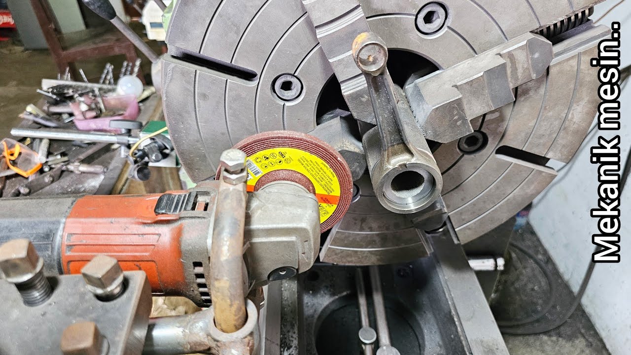 Процесс обработки шатуна коленчатого вала с увеличенным ходом поршня