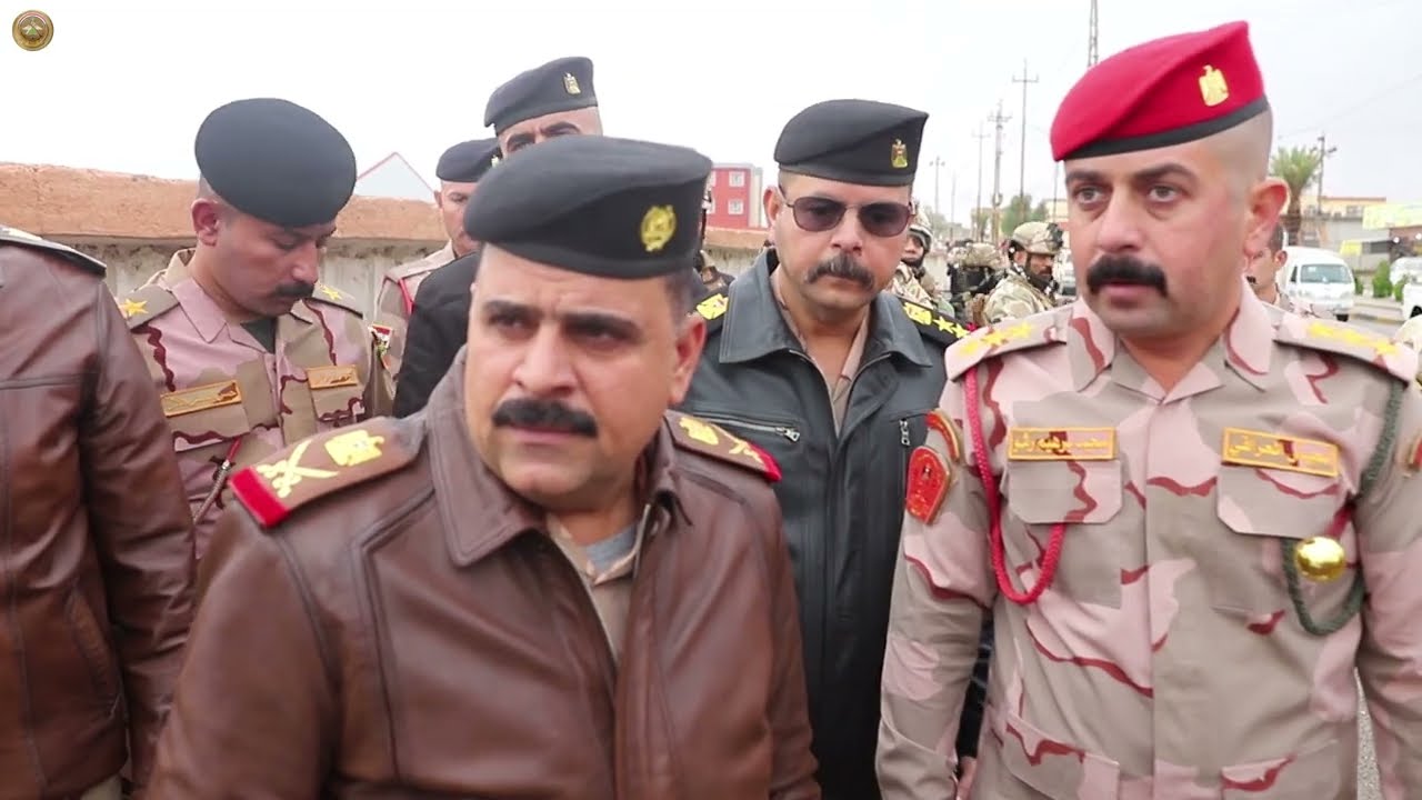 قائد الفرقة العشرين اللواء الركن اثير حمزة يجري جولة تفقدية في قضائي سنجار والبعاج