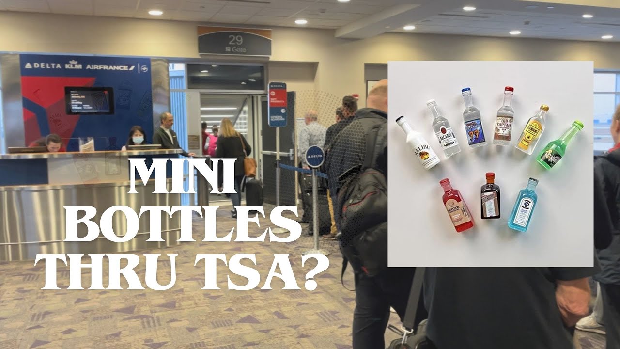 How to bring liquor thru TSA airport Security 