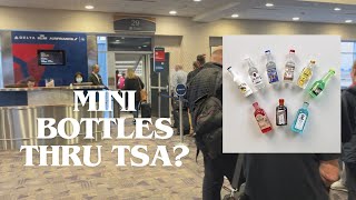 How to bring liquor thru TSA airport Security #plane