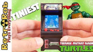 🕹️  Worlds Smallest Tiny Arcade Teenage Mutant Ninja Turtles Unboxing and Gameplay 🕹️