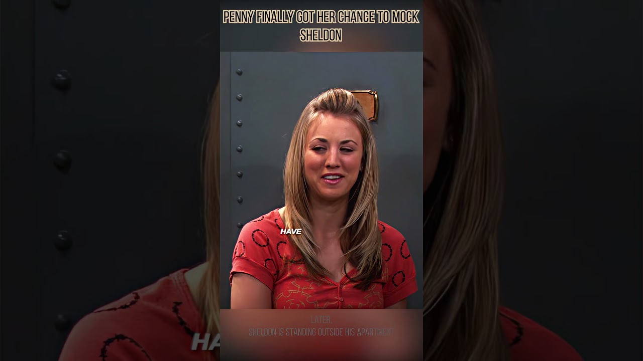 Penny finally had a chance to make fun of Sheldon😂#movie #movieclips #youngsheldon #film #tvshow