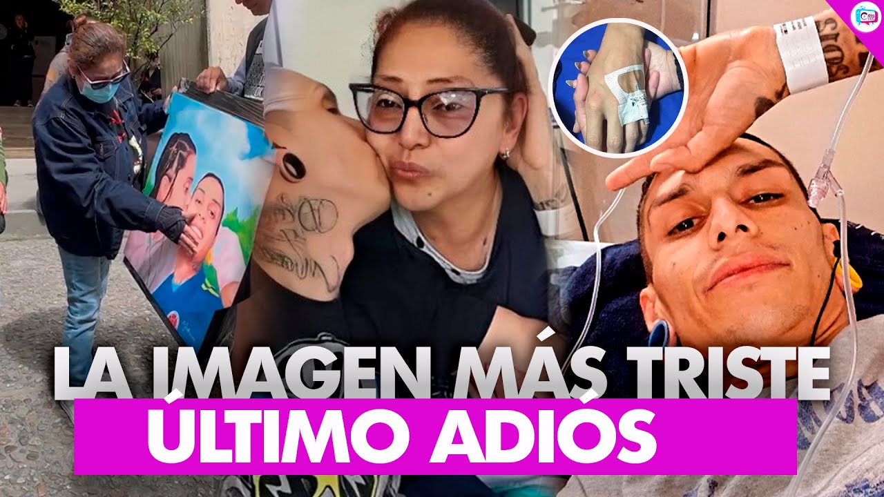 Madre de Javier Acosta no soporta al ver a su hijo, ésta es la imagen más triste que dejó su partida