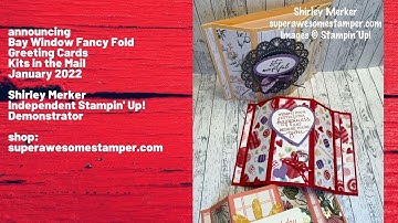 Announcing Bay Window Greeting Card Kits in the Mail January 2022