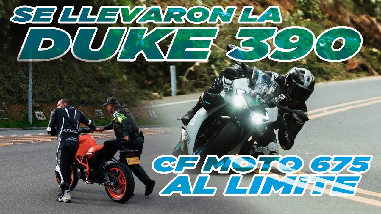 Probamos la CFMOTO 675, pero ACABÓ MAL (SE LLEVARON LA DUKE 390)