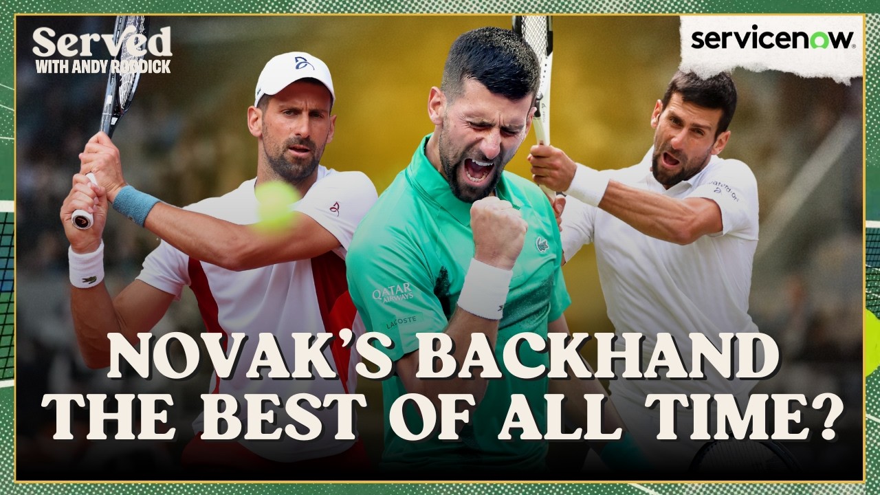 Why Novak Djokovic's Backhand Is The Greatest Of All Time | Roddick & Eubanks Analysis