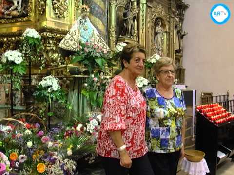 Ofrenda floral Virgen de Vico