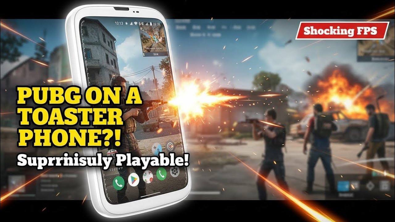 Balmuda phone PUBG mobile test with screen recording 60fps??