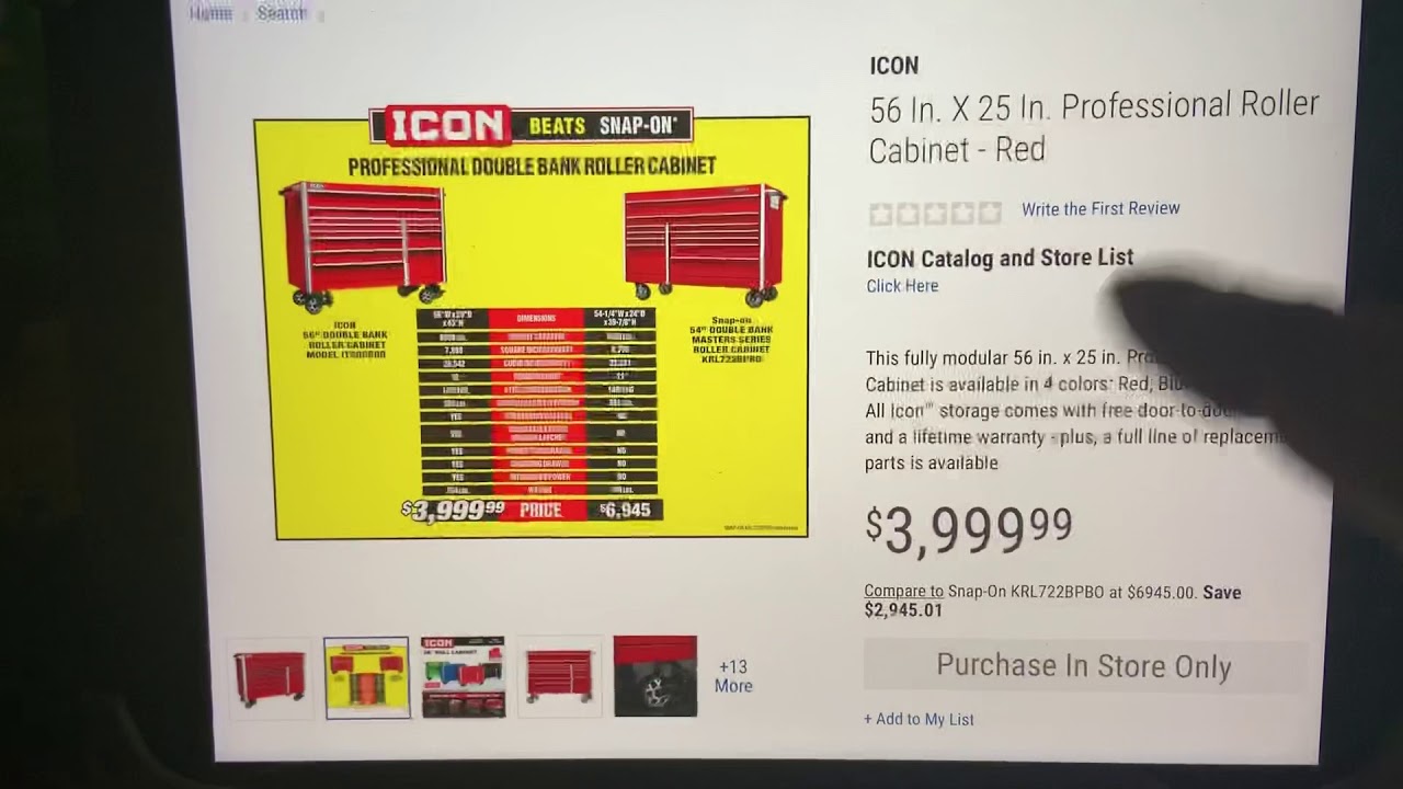 New HARBOR FREIGHT ICON EYECON BOX YouTube