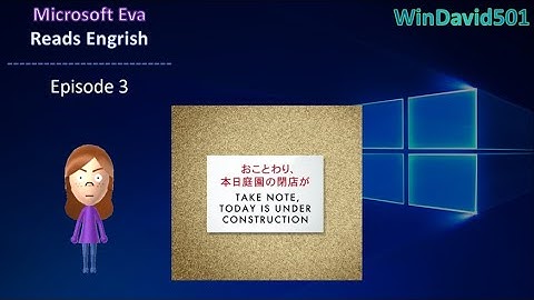 Crappy Shcool | Microsoft Eva Reads Engrish