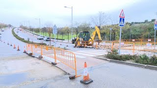 Sanse inicia la eliminación y suavizado de badenes en Dehesa Vieja y Tempranales