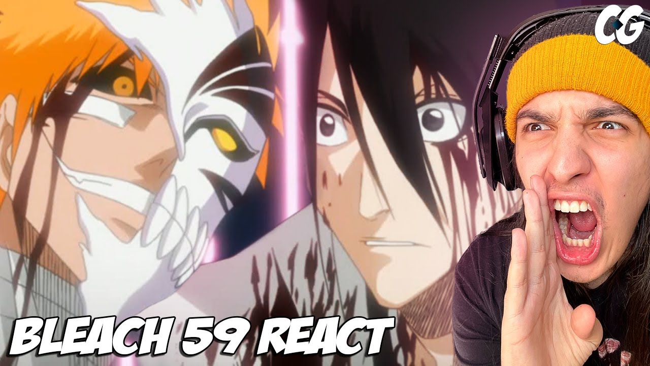 HOLLOW ICHIGO VS BYAKUYA! EPISÓDIO INSANO! React Bleach EP 59 YouTube