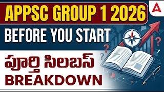 APPSC Group 1 Syllabus in Telugu | APPSC Group 1 Preparation Plan | Subject Wise Syllabus & Strategy screenshot 1