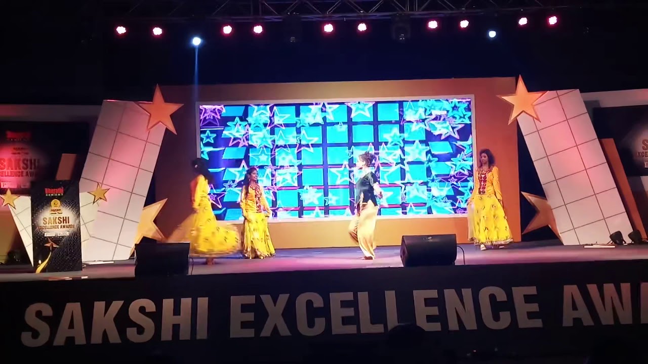 Sakshi excellence awards 2018! Super star Krishna songs medly performance!NG Dance Academy