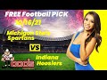 Free Football Pick Michigan State Spartans vs Indiana Hoosiers Picks, 10/16/2021 College Football