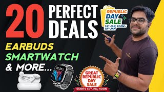 Amazon & Flipkart Republic Day Sale 2024 ⚡⚡ BEST Deals on Earbuds / Smartwatch / Neckband & More..