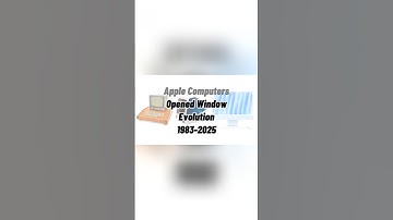 Apple Computers Opened Window Evolution 1983-2025 #apple #applecomputer #appleevolution #appleevfp