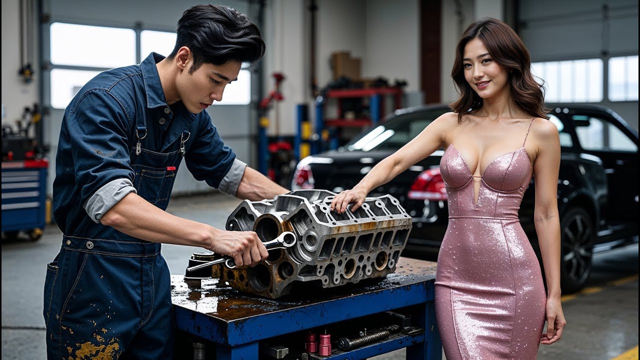 “이걸 고치면 연봉 1조!”  30명의 전문가도 못 고친 엔진, 문지기의 아들이 해결했다.비웃던 재벌 여사장, 30분 후 입을 다물지 못했다.