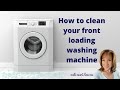 How to clean a front loading washing machine